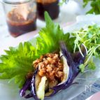 【らくレピ】保存版！簡単すぎるレンチン1分で揚げなす中華だれ