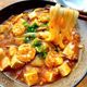 簡単おいしいすぐ出来る！〝エビと豆腐のキムチあんかけうどん〟