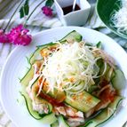 【レンジ調理】鶏むね肉の雲白肉(ウンパイロウ)風