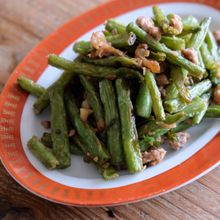 やみつきインゲンひき肉炒め「乾煸四季豆」