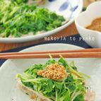 レンジで簡単！豆苗ともやしの豚肉ミルフィーユ
