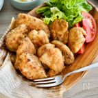 【鶏むね肉でお家でフライドチキン】揚げずにあのお店の味に♪