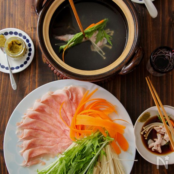 基本の豚しゃぶしゃぶ