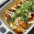 トースターで焼くだけ！スプーンで食べる米粉たこ焼き