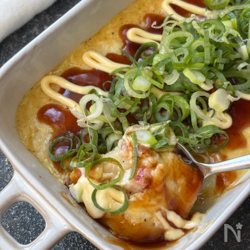 トースターで焼くだけ！スプーンで食べる米粉たこ焼き
