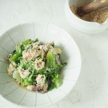 包丁いらずのワンパンレシピ!サバ缶とレタスの炒め物