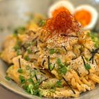 【濃厚まぜそばレシピ】キムマヨまぜそば♡