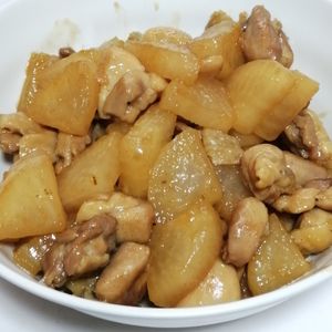 706758の作ってみた!投稿(味がしみしみ♪『鶏大根の甘辛照り煮』【作り置き＊お弁当】)