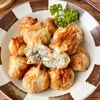 【紅しょうがはんぺんの包み揚げ】外はカリッ！中はふわふわ♪