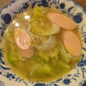 たりおの作ってみた!投稿(レンジで5分！和風カレースープ)