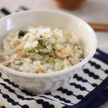 白菜の炊き込みごはん♪ごま風味