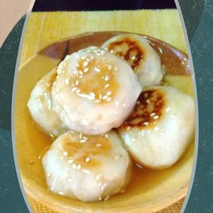 チョロリスの作ってみた!投稿(【里芋まんじゅう利休あんかけ風】びっくり食感♪ごま風味あん)