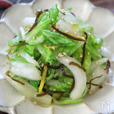 ゆず香る【白菜の塩昆布漬け】