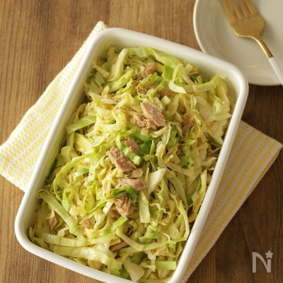 ツナのうま味たっぷり常備菜。やみつきキャベツ