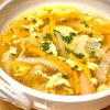 michuの作ってみた!投稿(【にんじんと玉ねぎの洋風たまごスープ】簡単すぐできスープ♪)