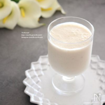 バナナのレアチーズケーキ風スムージー