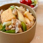 10分で完成！【豚バラ厚揚げ丼】
