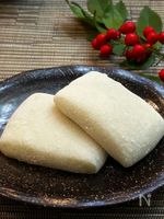 きんとんで作る　さつまいも餅
