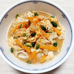 よっこの作ってみた!投稿(にんじんとお揚げのほっこりにゅうめん)
