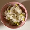 ミキティの作ってみた!投稿(おかかたっぷり!枝豆ごはん)