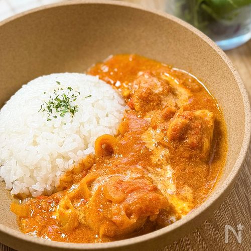 お家にある材料で簡単本格♡【コク旨バターチキンカレー】