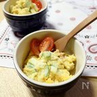 茹で卵の入ったご馳走ポテトサラダ