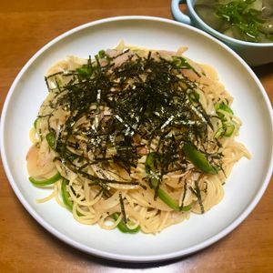 Nao★彡の作ってみた!投稿(海苔が合う♪和風であっさりナポリタン)