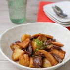 旬の味♪ 竹の子と新じゃがの牛肉炒め