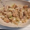45hihi☆の作ってみた!投稿(行列の定食屋さんの🍚鶏とキャベツのガリバタぽん酢炒め🤩)