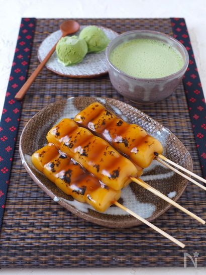 もっちり柔らか！四角いみたらし団子【丸めなしで時短・簡単】