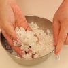 意外と簡単!皮から手作り、身体に優しい「もちもち米粉の焼売」の工程1