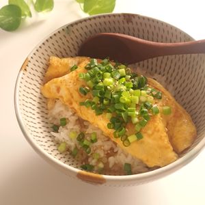 とのちゃまの作ってみた!投稿(しらす卵の和風あんかけオムライス。)