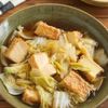 【超簡単】しょうが香る♡厚揚げと白菜の煮浸し