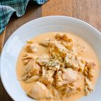 レンジでOK！鶏肉と舞茸のコク旨クリーム煮