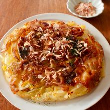 【白菜お好み焼き】白菜たっぷり！身体にやさしい♪
