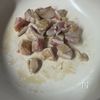 大根と鶏もも肉の彩り煮♪こっくりした味わいの工程2
