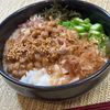 楽ラク手抜キッチン🐶🐾の作ってみた!投稿(5分で完成!【オクラとたたき長芋のとろろ丼】味付けは白だし♪)