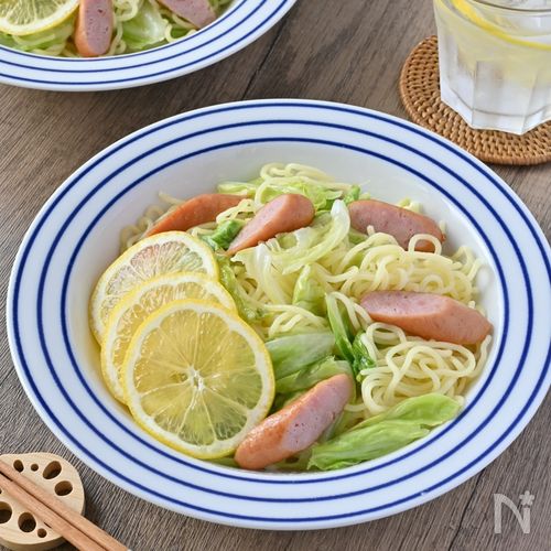 5分で完成!春キャベツのレモン焼きそば