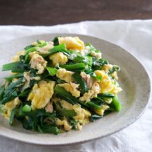 子どもがモリモリ食べる!ツナにら玉