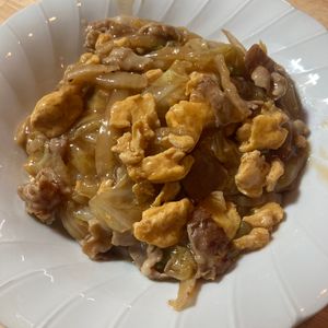 1188759の作ってみた!投稿(【豚ばら白菜の中華丼】10分でガッツリあんかけ丼)