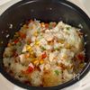 炊飯器で簡単♡彩り野菜のチキンピラフ【作りおき・お弁当】の工程3