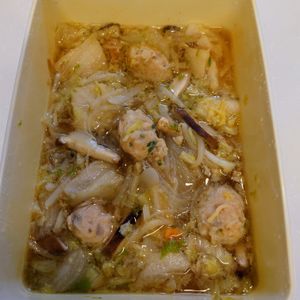 にゃんこさん🐱の作ってみた!投稿(鶏団子の中華スープ【たっぷり野菜！糸寒天入り】)