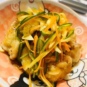 みおの作ってみた!投稿(さっぱり美味しい!『鶏むね肉の南蛮漬け』)