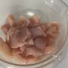 【鶏むね親子丼】しっとり&トロトロの工程1