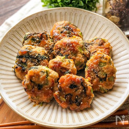包丁いらず！絶品の健康おつまみ【ほうれん草とお豆腐のつくね】