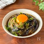 混ぜて♪炒めて♪かけるだけ♪
トロッとナスの甘辛炒め煮