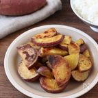 食材1つでご飯が進む！【さつまいものオイマヨ炒め】