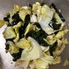 ふうちゃんの作ってみた!投稿(レンジで5分！【キャベツとわかめのナムル風サラダ】)