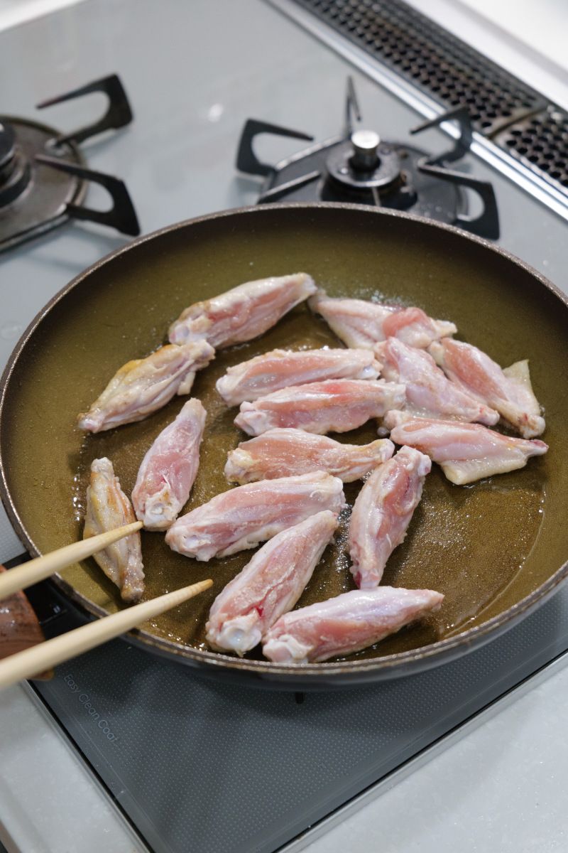 ビールに最高！】手羽中のねぎだく黄金甘辛 ＃優勝レシピ | レシピ