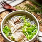 白菜と豚バラの《寄せ鍋風♡具だくさんスープ》